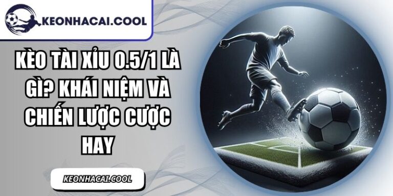 Kèo Tài Xỉu 0.5/1 Là Gì