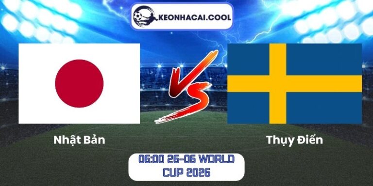 Nhật Bản vs Thụy Điển
